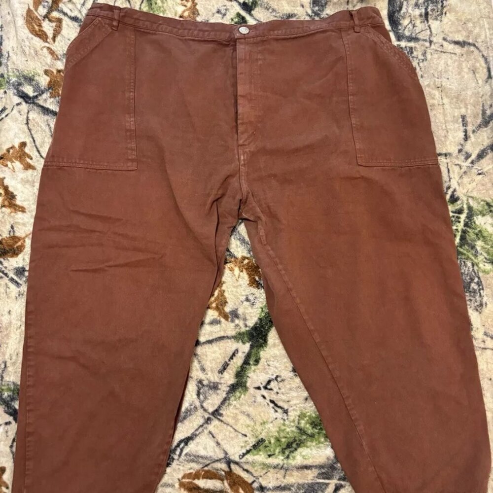 Big Bud Press Work Pant 6XL Petite Brown USED